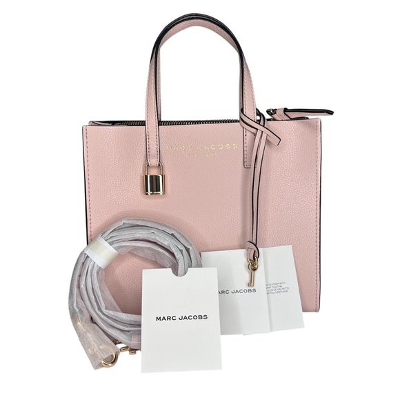 Marc Jacobs Handbags - Marc Jacobs Pink Mini Grind Tote in pebbled leather NWOT